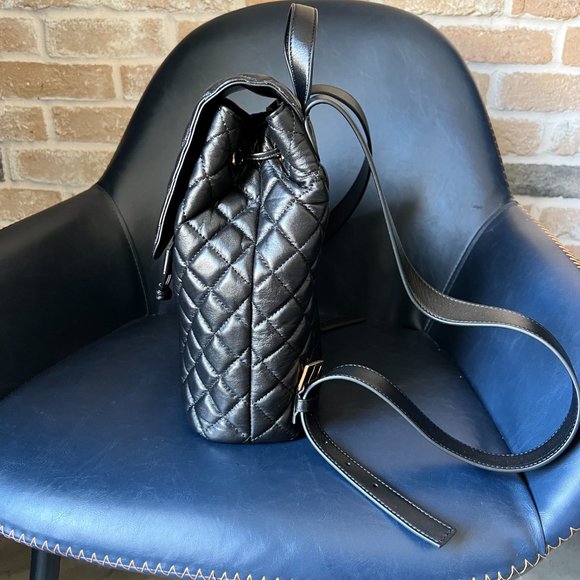 VERSACE Medusa Quilted Leather Backpack - Picture 6 of 12